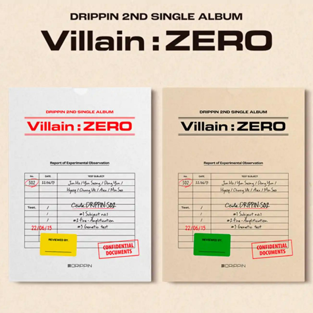 DRIPPIN - VILLAIN : ZERO (2ÈME ALBUM UNIQUE) (2 VERSIONS)