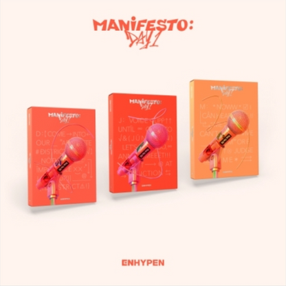 ENHYPEN - MANIFESTO : DAY 1 (3 VERSIONS)