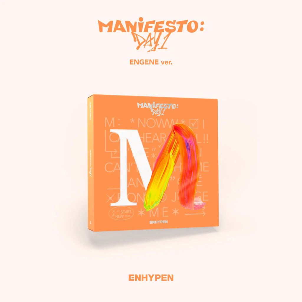 ENHYPEN - MANIFESTO : DAY 1 (ENGENE VER.) (3 VERSIONS) - LightUpK