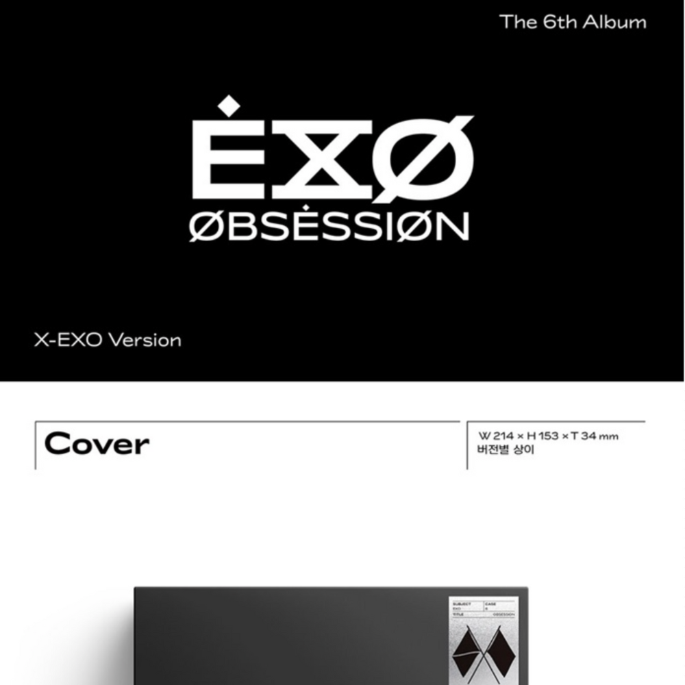 EXO - VOL.6 [OBSESSION] (EXO & X-EXO VER.) (2 VERSIONS)