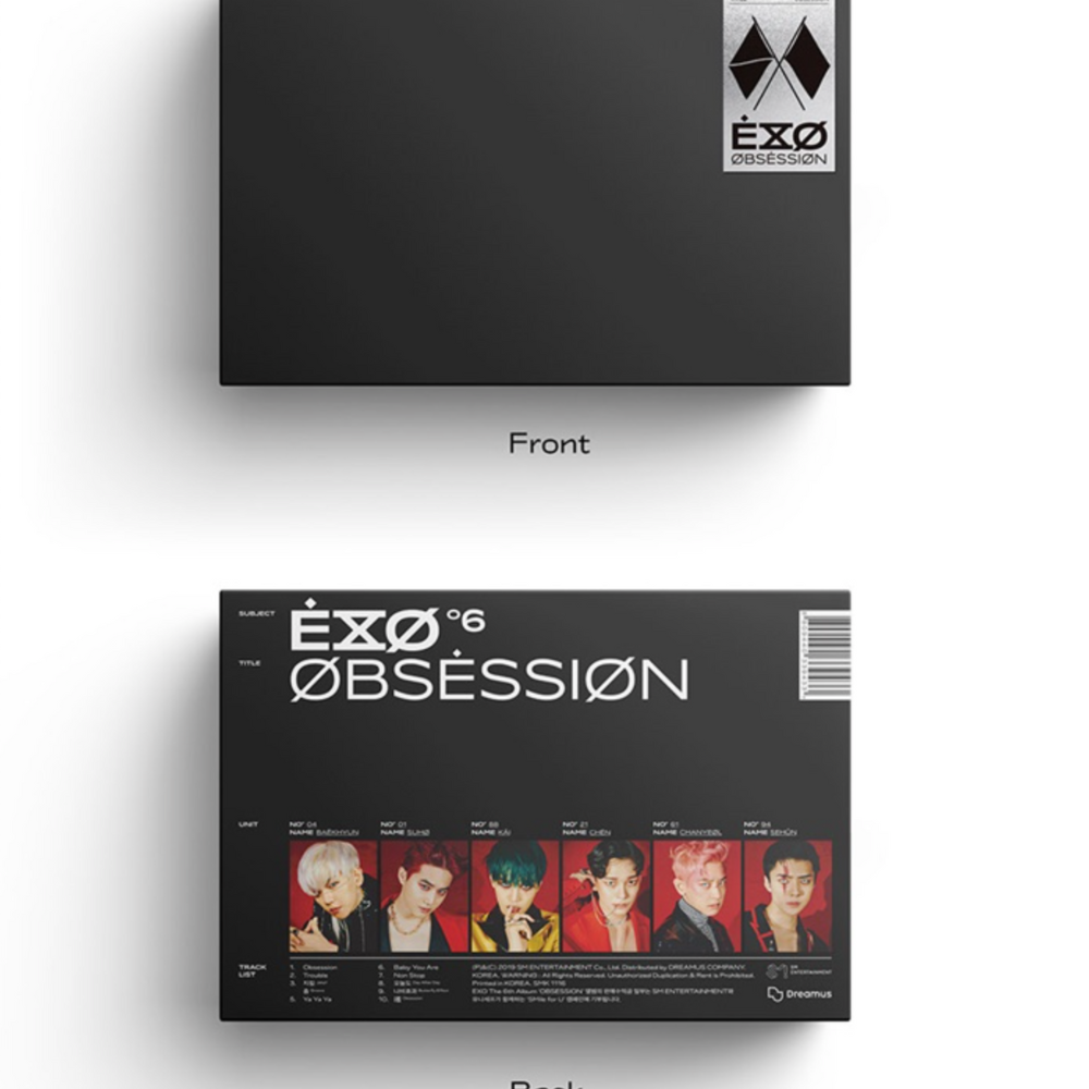 EXO - VOL.6 [OBSESSION] (EXO & X-EXO VER.) (2 VERSIONS)