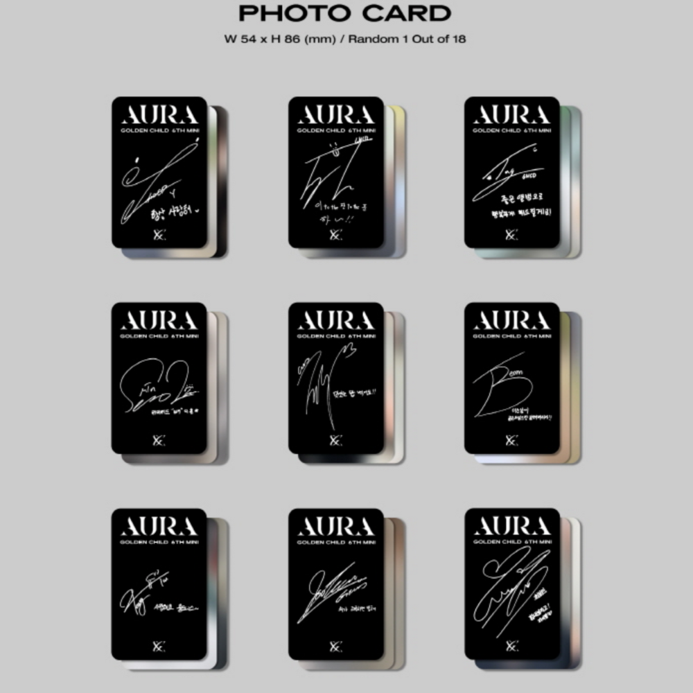 GOLDEN CHILD - AURA (6TH MINI ALBUM) COMPACT VER.