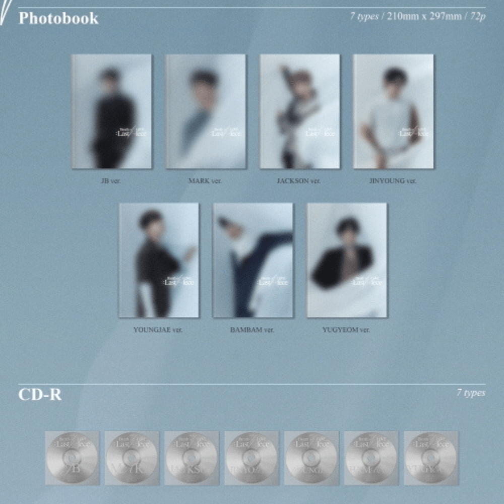 GOT7 - VOL.4 [BREATH OF LOVE : LAST PIECE] (7 VERSION) - LightUpK