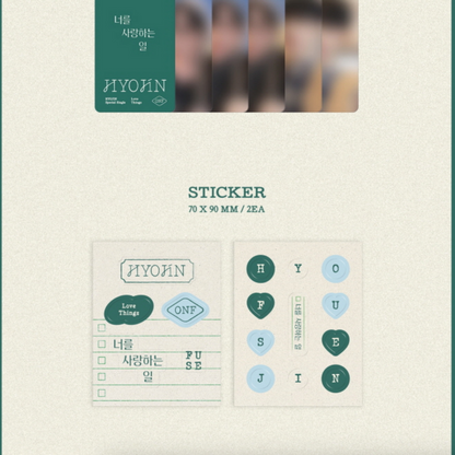 HYOJIN (ONF) - LOVE THINGS (SPECIAL SINGLE) - LightUpK