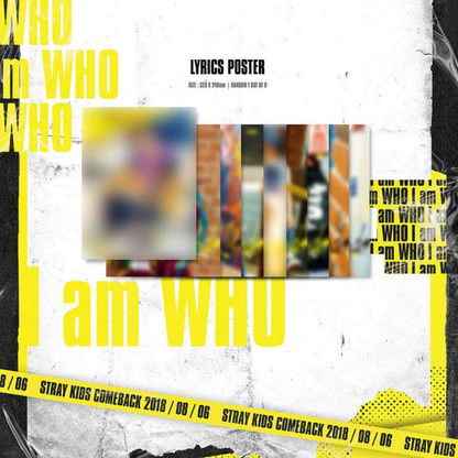 STRAY KIDS - I AM WHO (2ND MINI ALBUM) (2 VERSIONS)