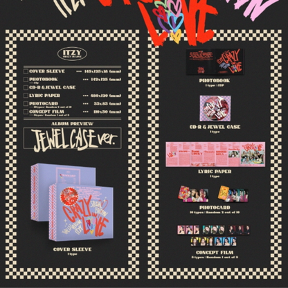 ITZY - ITZY LE 1ER ALBUM CRAZY IN LOVE ÉDITION SPÉCIALE (JEWEL CASE VER.)