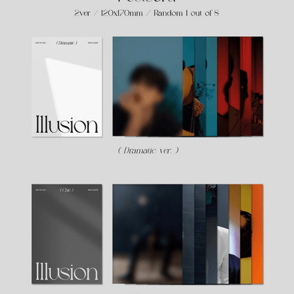 KIM YO HAN - ILLUSION (1ST MINI ALBUM) (2 VERSIONS) - LightUpK