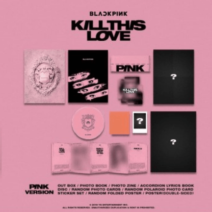 BLACKPINK - KILL THIS LOVE (2ND MINI ALBUM) (2 VERSIONS) - LightUpK