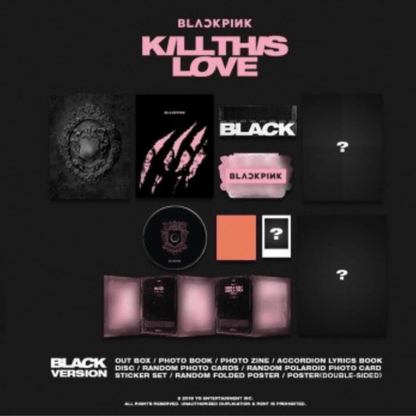 BLACKPINK - KILL THIS LOVE (2ND MINI ALBUM) (2 VERSIONS) - LightUpK