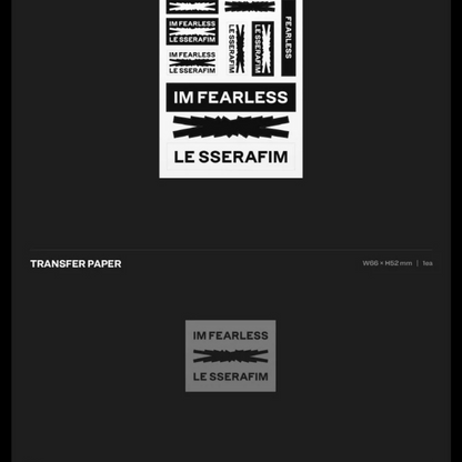 LE SSERAFIM - FEARLESS (1ER MINI ALBUM) (2 VERSIONS)