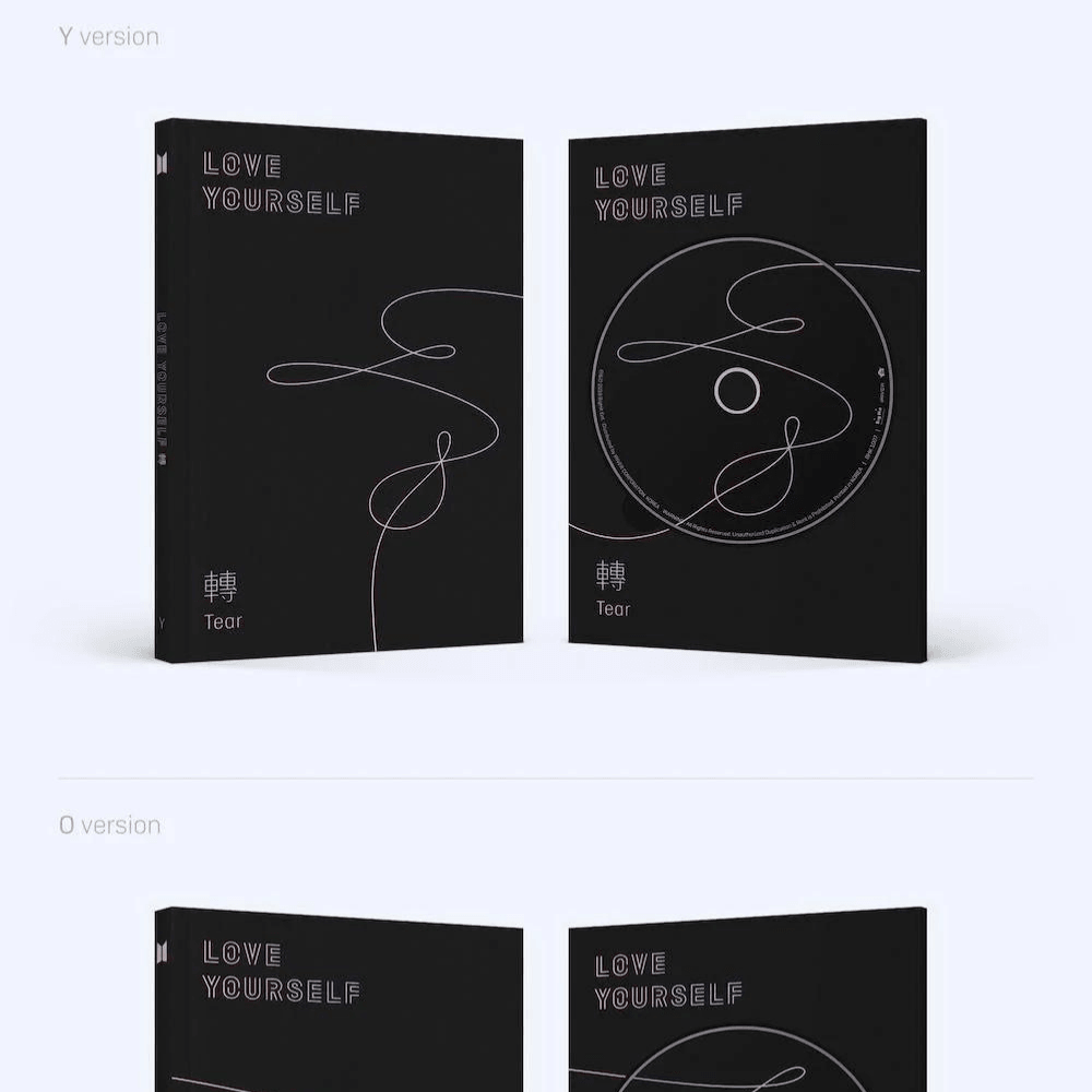 BTS - LOVE YOURSELF 轉 'TEAR' (4 VERSIONS)