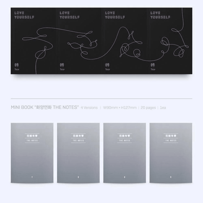 BTS - LOVE YOURSELF 轉 ‘TEAR' (4 VERSIONS) - LightUpK