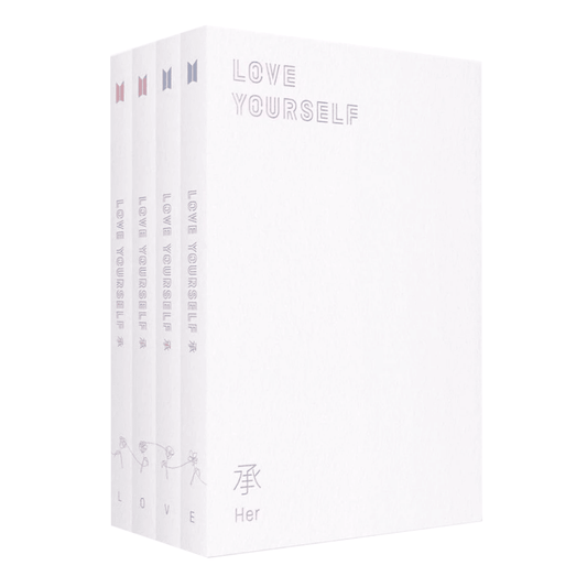 BTS - LOVE YOURSELF 承 'HER' (5TH MINI ALBUM) (4 VERSIONS) - LightUpK