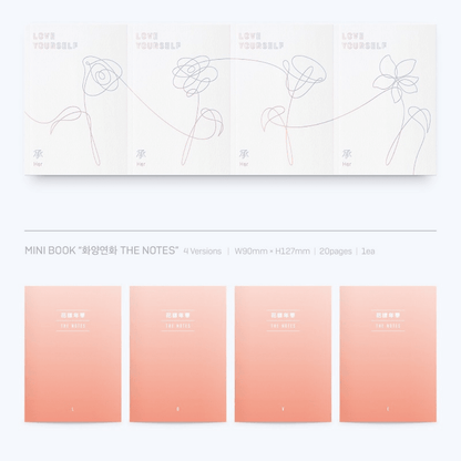 BTS - LOVE YOURSELF 承 'HER' (5TH MINI ALBUM) (4 VERSIONS) - LightUpK