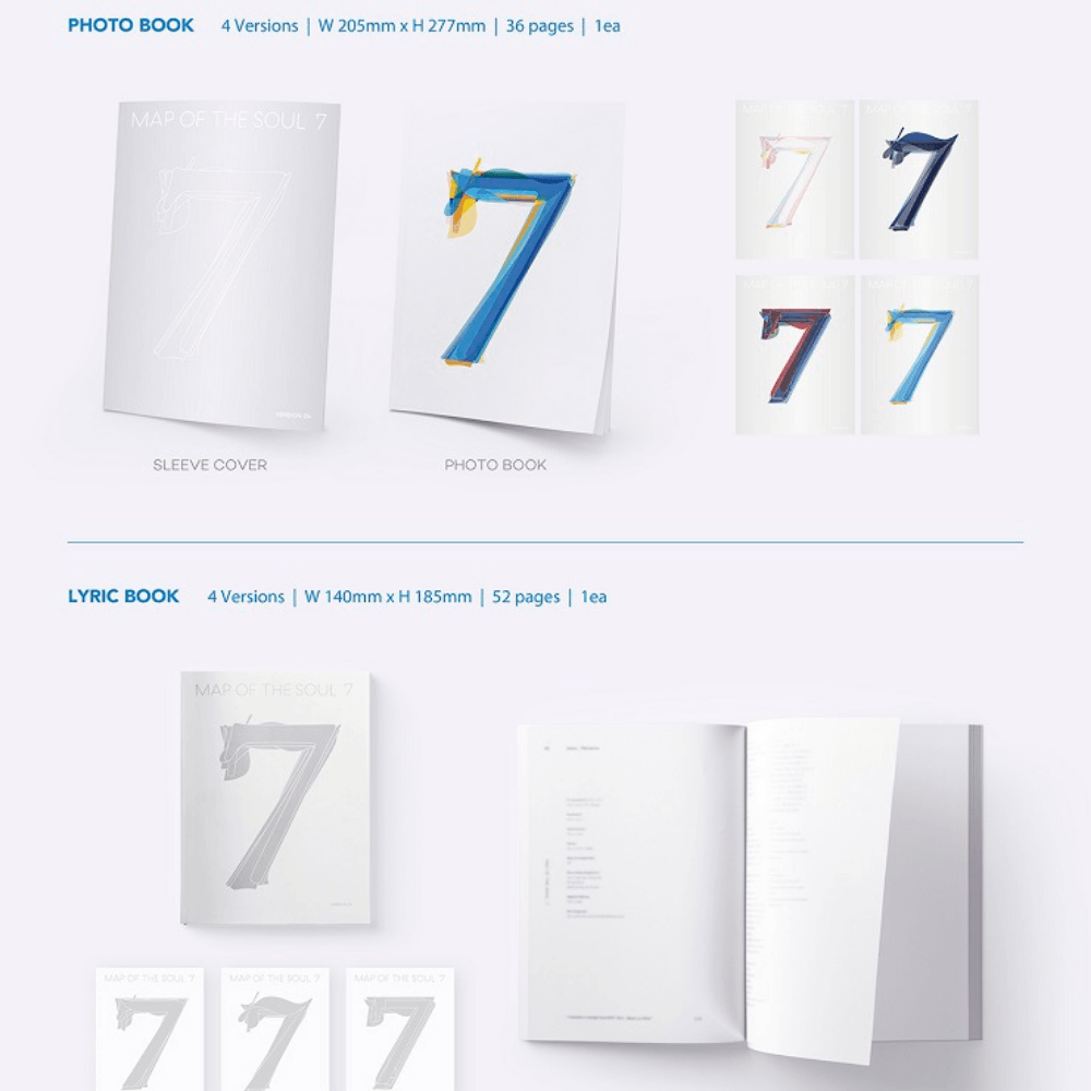 BTS - MAP OF THE SOUL: 7 (4 VERSIONS)