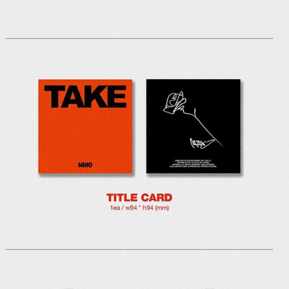 MINO 2ÈME ALBUM COMPLET 'TAKE'- KIT LIMITÉ VER.-