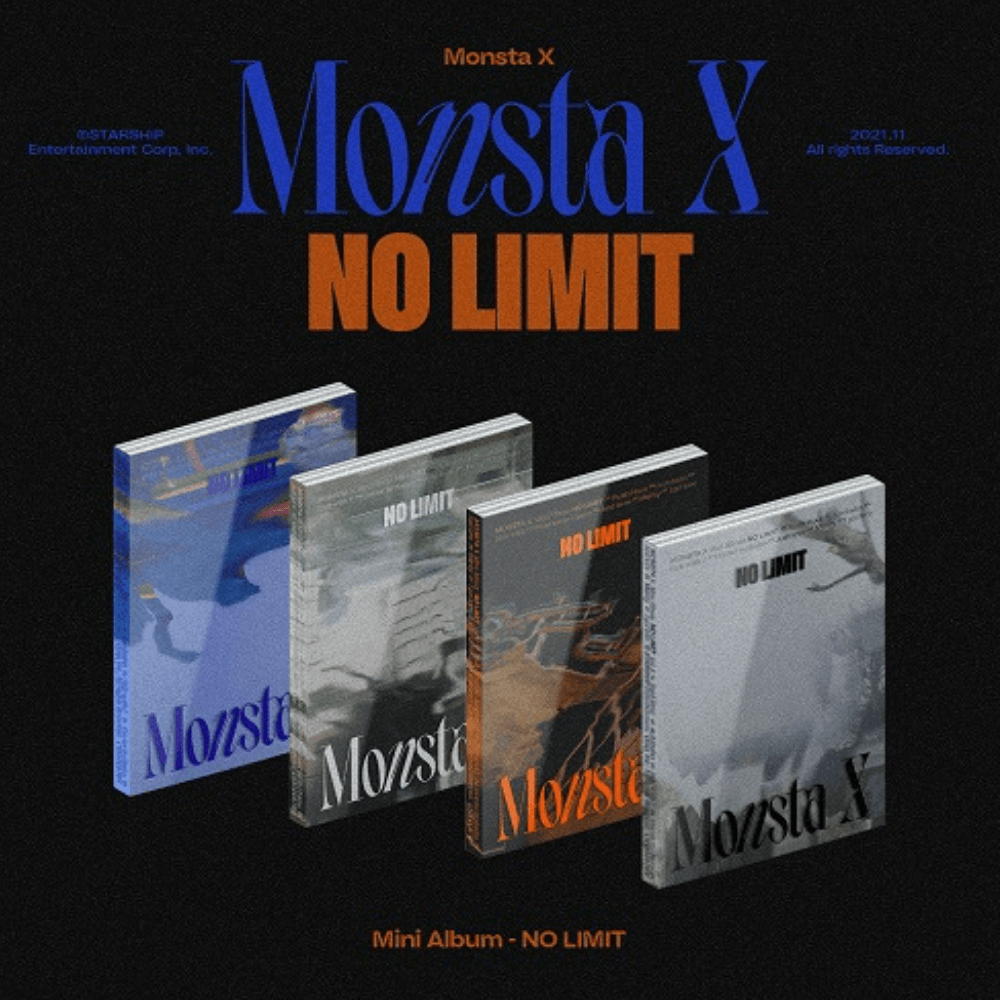 MONSTA X - NO LIMIT (10TH MINI ALBUM) (4 VERSIONS) - LightUpK