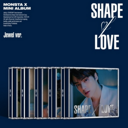 MONSTA X - FORME D'AMOUR (11ÈME MINI ALBUM) JEWEL CASE VER. (5 VERSIONS)