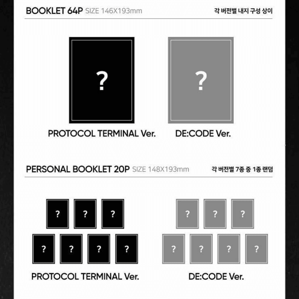 MONSTA X - THE CODE (5TH MINI ALBUM) (2 VERSIONS)