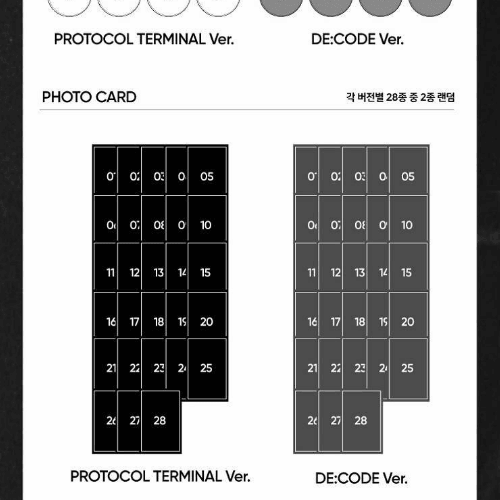 MONSTA X - THE CODE (5TH MINI ALBUM) (2 VERSIONS)