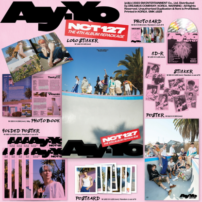 NCT 127 - REEMBALLAGE VOL.4 'AY-YO' (2 VERSIONS)