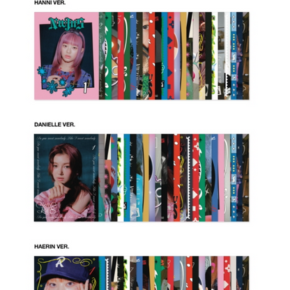 NEWJEANS - 1ST SINGLE 'OMG' MESSAGE CARD VER. (6 VERSIONS)