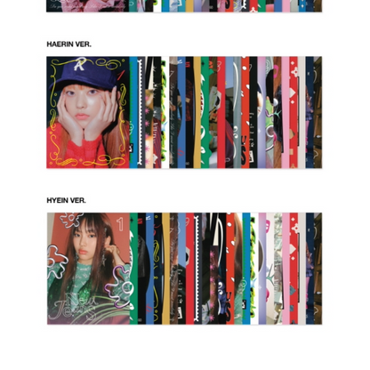 NEWJEANS - 1ST SINGLE 'OMG' MESSAGE CARD VER. (6 VERSIONS)