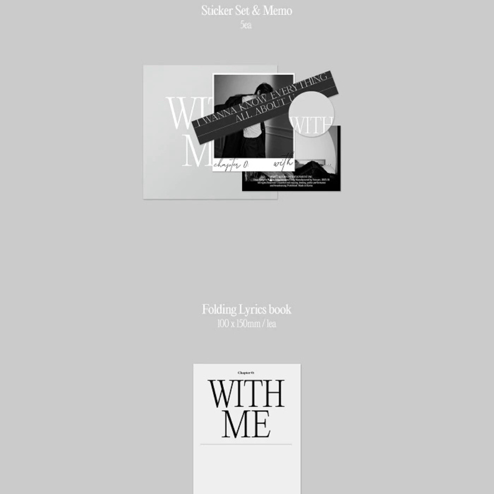 PARK JINYOUNG THE 1ST ALBUM  'CHAPTER 0: WITH' (2 VERSIONS)