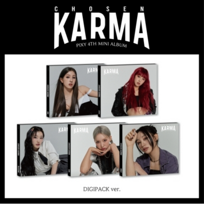 PIXY - CHOSEN KARMA (4ÈME MINI ALBUM) DIGIPACK VER. (5 VERSIONS)