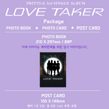 PRITTI-G - LOVE TAKER PHOTOBOOK