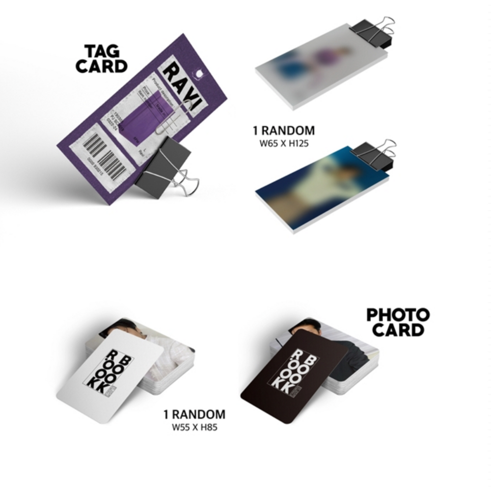 Ravi Note Book RAVI - R.OOK BOOK (2ND MINI ALBUM) - LightUpK