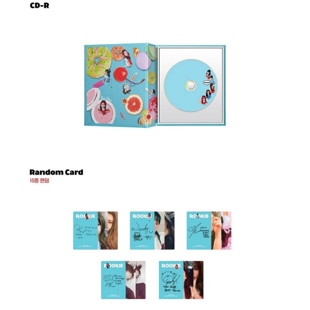 Red Velvet 4th Mini Album Rookie CD 韓国盤 メンバー別5種セット 品