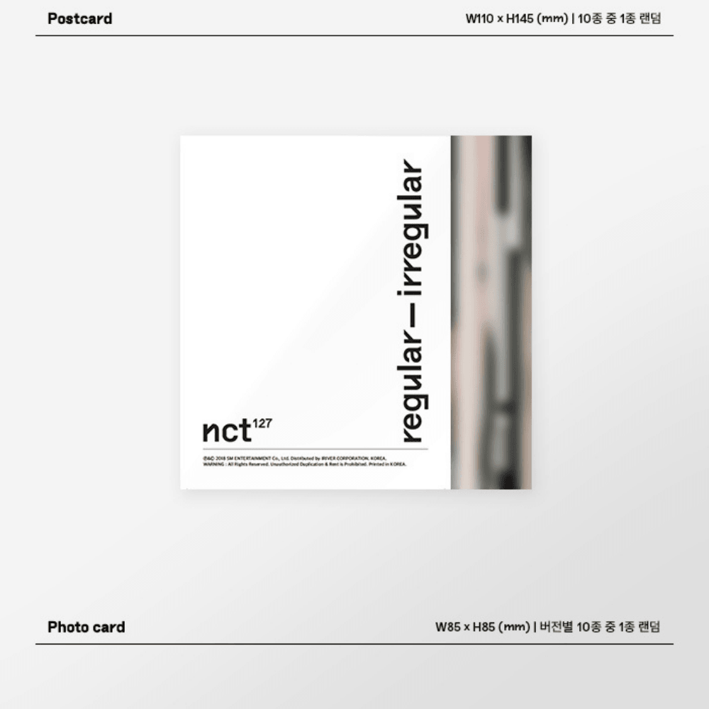 NCT 127 - VOL.1 [NCT #127 REGULAR-IRREGULAR] (2 VERSIONS) - LightUpK