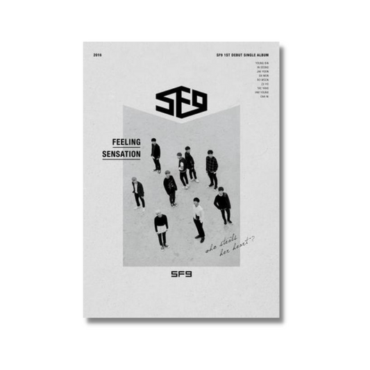 SF9 - BEAT, AND GO TO SLEEP (FEELING SENSATION) (1ST DEBUT SINGLE ALBUM) - LightUpK