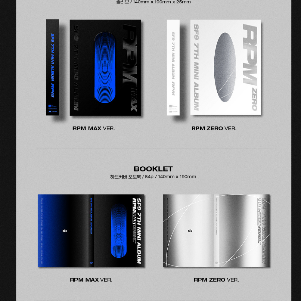 SF9 - RPM (7TH MINI ALBUM) (2 VERSIONS)