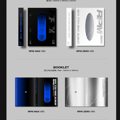 SF9 - RPM (7ÈME MINI ALBUM) (2 VERSIONS)