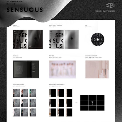 SF9 - SENSUOUS (5ÈME MINI ALBUM) (2 VERSIONS)