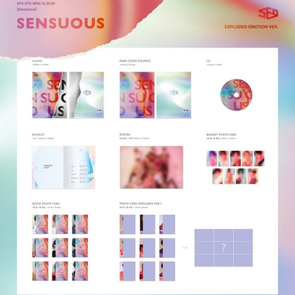 SF9 - SENSUOUS (5ÈME MINI ALBUM) (2 VERSIONS)