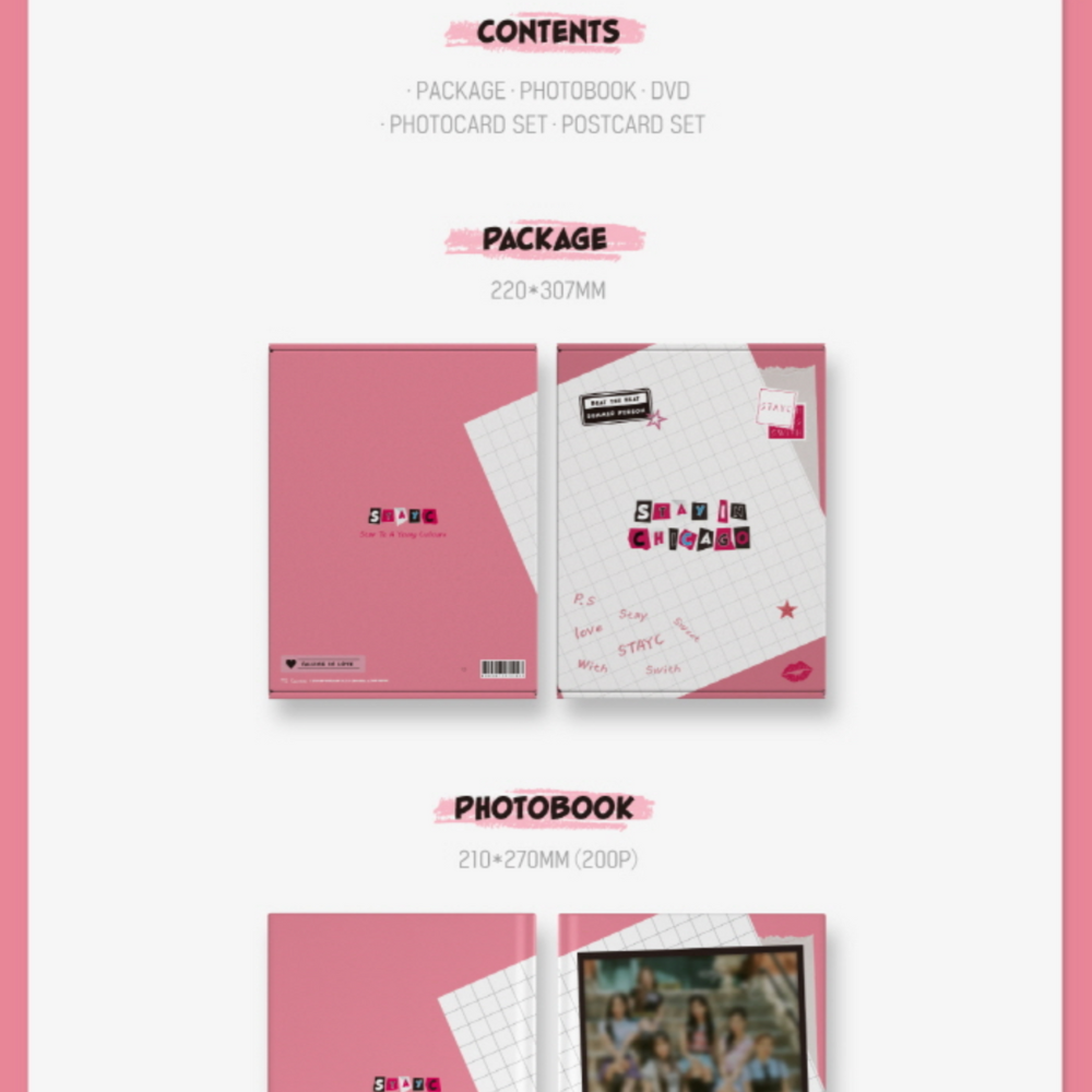 STAYC - STAYC 1ST PHOTOBOOK [STAY IN CHICAGO] - LightUpK