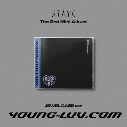 STAYC - YOUNG-LUV.COM (2ÈME MINI ALBUM) JEWEL CASE VER. (6 VERSIONS) 