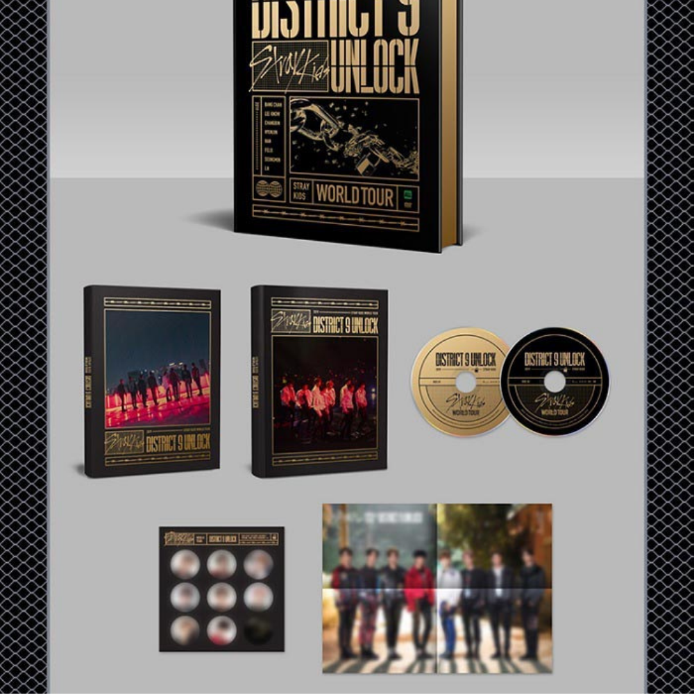 STRAY KIDS - WORLD TOUR (DISTRICT 9 : UNLOCK) IN SEOUL DVD (2 DISC)