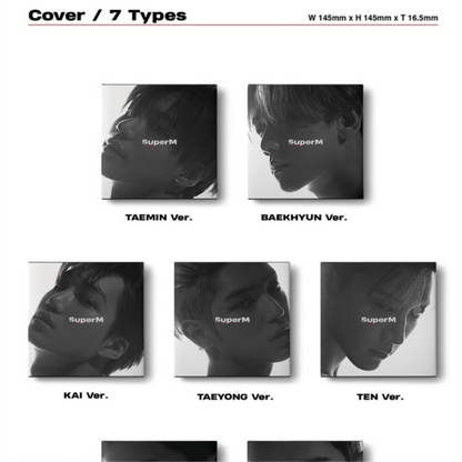 SUPERM - SUPERM (1ER MINI ALBUM) (8 VERSIONS)