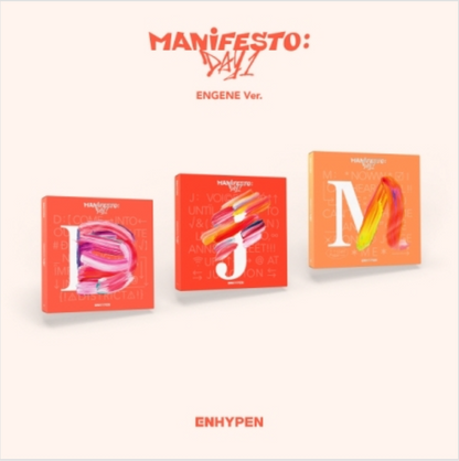 ENHYPEN - MANIFESTE : JOUR 1 (ENGENE VER.) (3 VERSIONS)