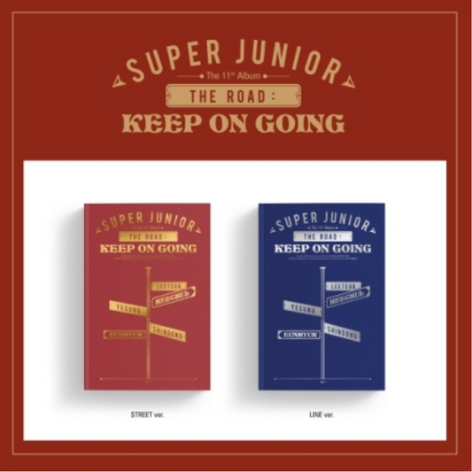 SUPER JUNIOR - VOL.11 [VOL.1 'THE ROAD : KEEP ON GOING'] (2 VERSIONS)