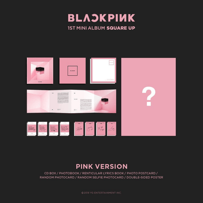 BLACKPINK - SQUARE UP (1ST MINI ALBUM) (2 VERSIONS) - LightUpK