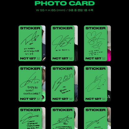 NCT 127 - VOL.3 [STICKER] (3 VERSIONS) - LightUpK