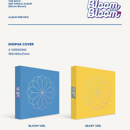 THE BOYZ - BLOOM BLOOM (2ND SINGLE ALBUM) (2 VERSIONS)