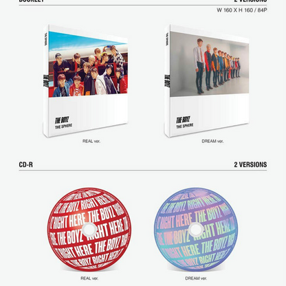 THE BOYZ - THE SPHERE (1ER SINGLE ALBUM) (2 VERSIONS)