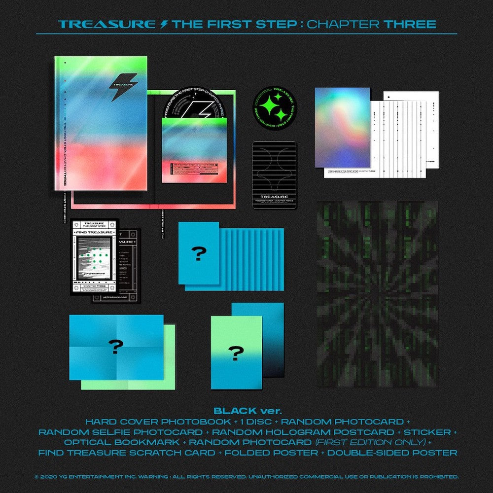 TREASURE - 3RD SINGLE ALBUM [THE FIRST STEP : CHAPTER THREE] (2 VERSIONS)