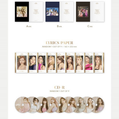 TWICE - FEEL SPECIAL (8TH MINI ALBUM) (3 VERSIONS)